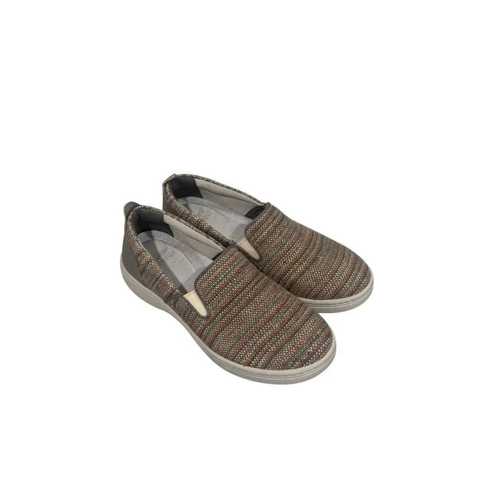 Dansko Belle Round Toe Slip On Flat Womens Size 8‎ 38 4700212424 Beige Multi
